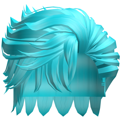 Messy Side Swept Emo Hair (Ocean Blue) Roblox item