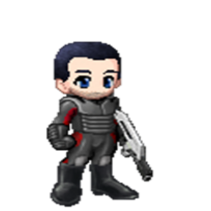 Chibi Commander Shepard Roblox decal