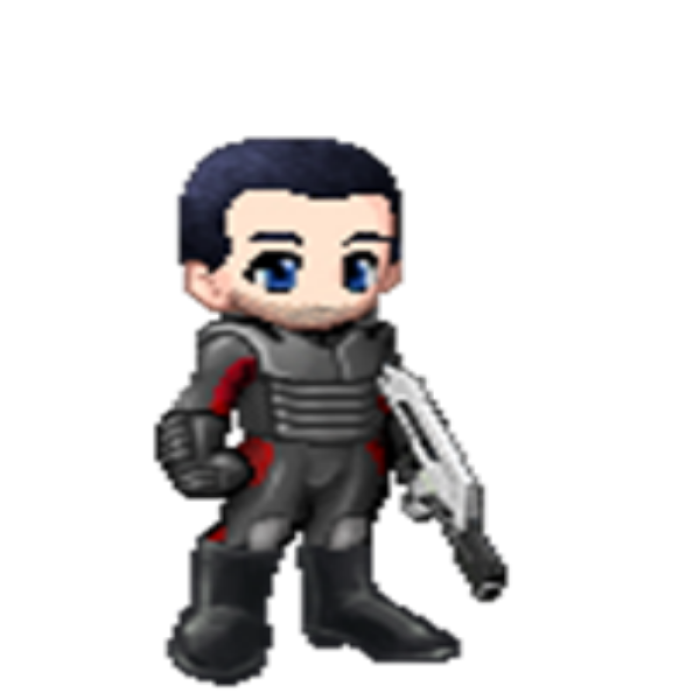 Chibi Commander Shepard Roblox decal