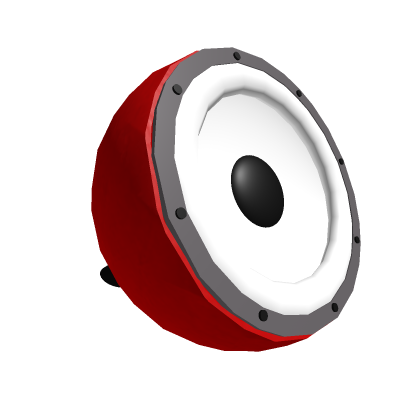 Modern Speaker - Red/White