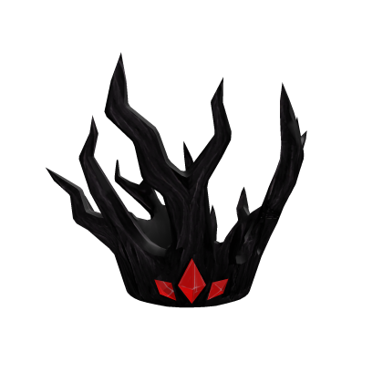 Green crown, black with red gems (Addon) Roblox item