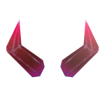 Ruby Crystal Horns