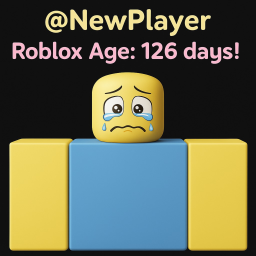 How old is your Roblox account? icon