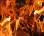 Fire is hot!