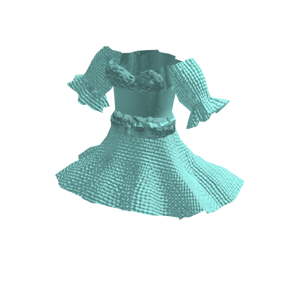 Aqua Breeze Summer Dress [PBR] thumbnail