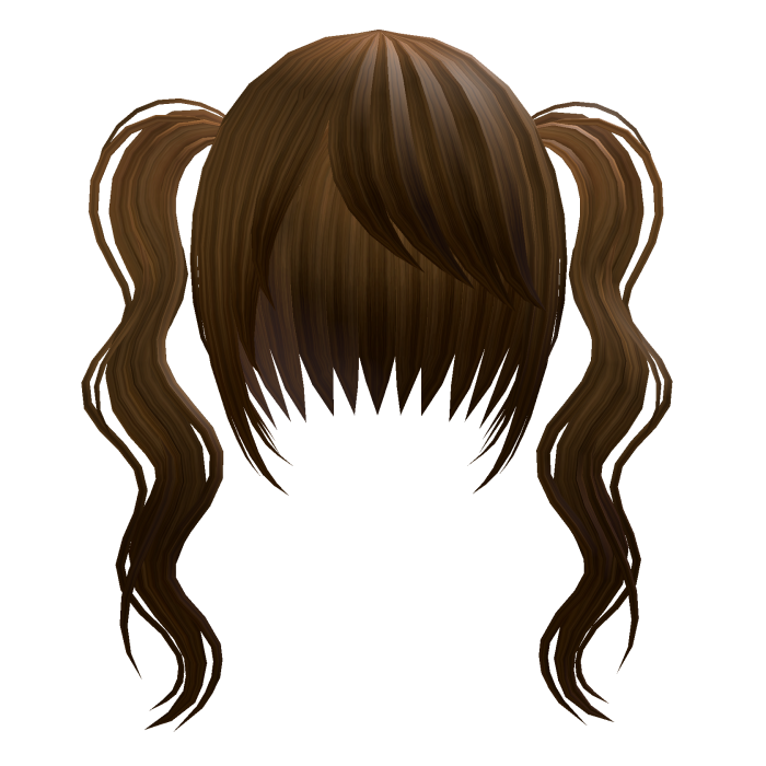 long curled emo pigtails ginger