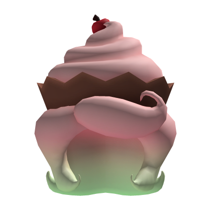 Cupcake Cute Low Poly Style Hair [ Mint ] Roblox item