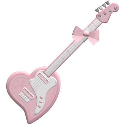 Kawaii Heart Guitar w/ Bow