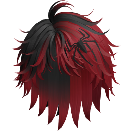 Spider Multiverse Two Toned Red & Black Boy Hair  Roblox item