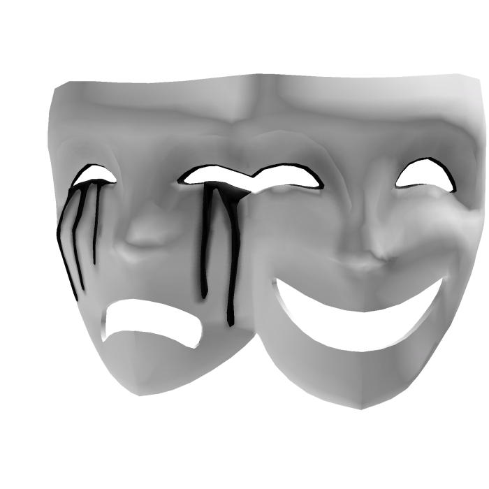 Comedy and Tragedy Merged Mask [SR]