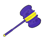 Purple Sponge Hammer