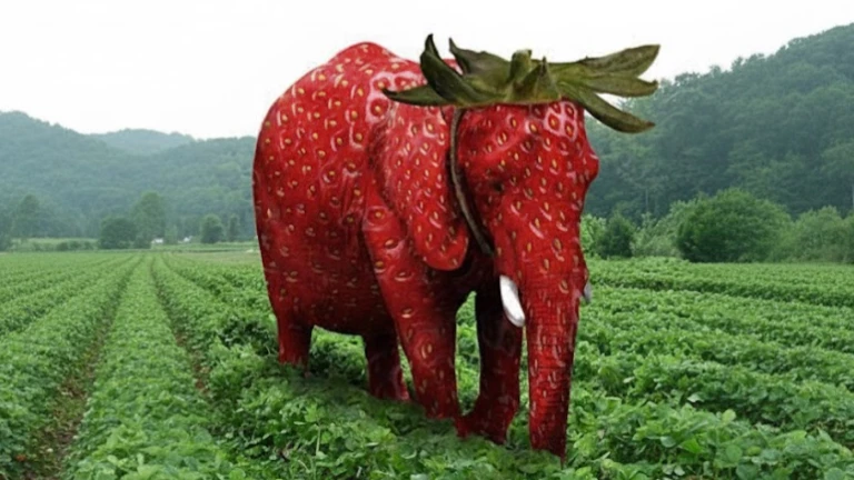 Jump Into Strawberry Elephant