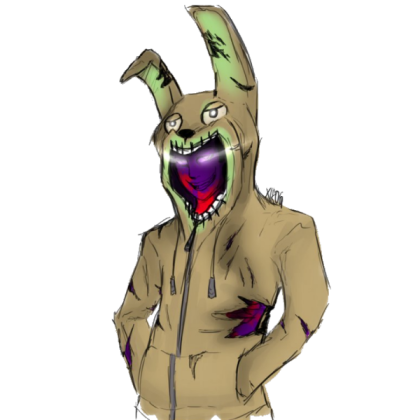 Purple Guy's Springtrap Hoodie Roblox decal