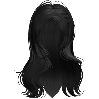 Lush Wispy Wavy Hair (Black) Roblox item
