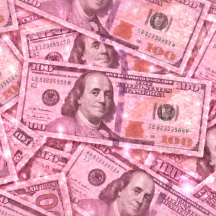 Money Background Pink Cash Dollar Bills