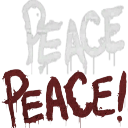 Peace! Peace! graffiti Roblox decal