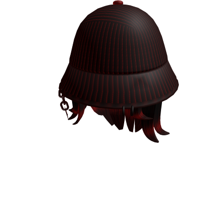 Crimson Phantom Bucket Hair