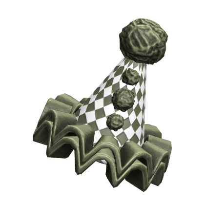 Green Clown Party Hat