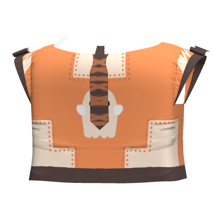 Cute Spooky Halloween Academy Fox Top & Tie