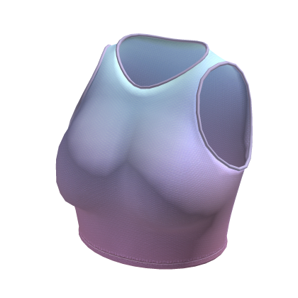 Crop Top Gradient Pink Basic Tight Baddie T-Shirt thumbnail