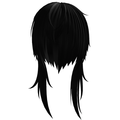 emo 2000s punk scene vkei messy hair black