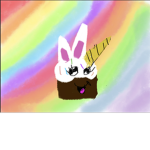 Rainbow cupcake unicorn