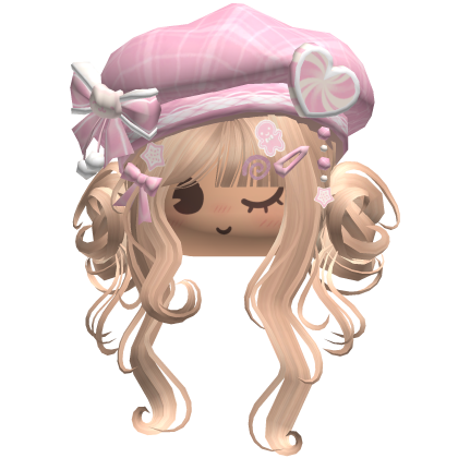 ♡ Christmas Swirly Wispy Buns (Blonde)