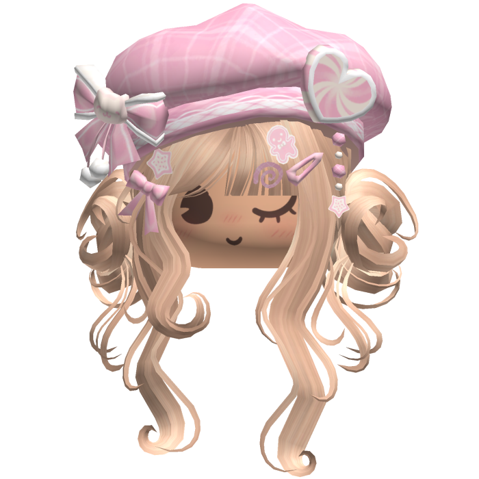 ♡ Christmas Swirly Wispy Buns (Blonde)
