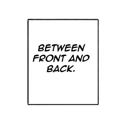 Gojo Chant "Between Front And Back." Manga Box Roblox decal
