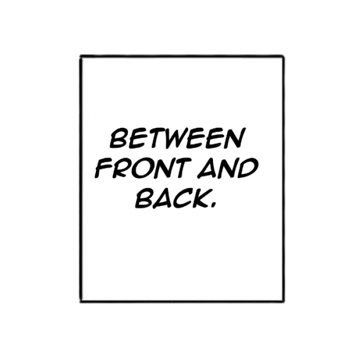 Gojo Chant "Between Front And Back." Manga Box Roblox decal