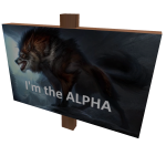 I'm the ALPHA sign