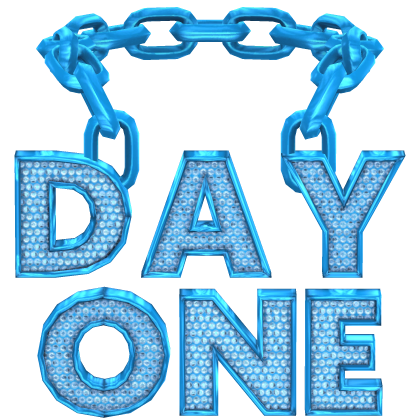 Day One Blue Chain Roblox item