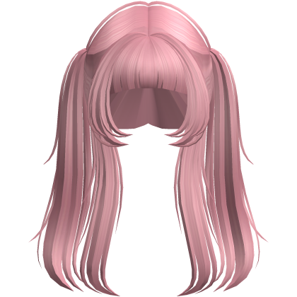Vkei Moe Flowy Anime Pigtails Pink