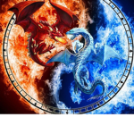 Fire's Dragon and cold's Dragon