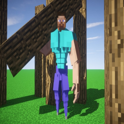 buff minecraft steve Roblox decal