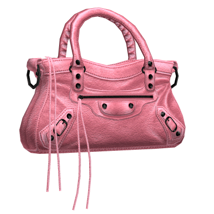 2000s Motorcycle Lariat City First Bag (Baby Pink)
