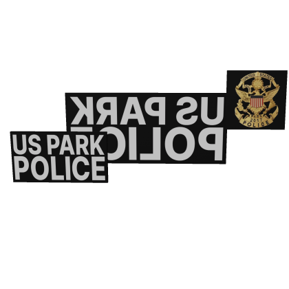 B/W US Park Police Patches (zipper LBV)