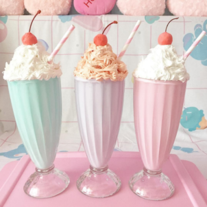Aesthetic Pastel Milkshakes Roblox decal
