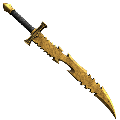 Gold Medieval Knight Sword (Left)
