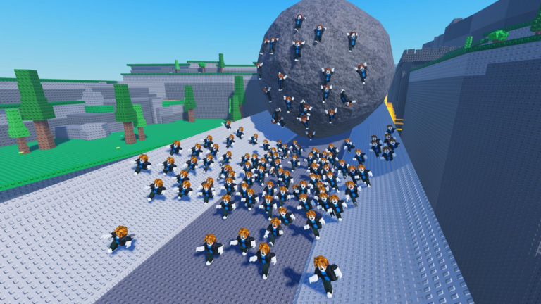 Don't Get Crushed By a Giant Rock 🪨 screenshot 2