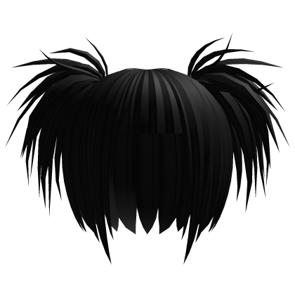 Spiky Twintails Black Roblox item