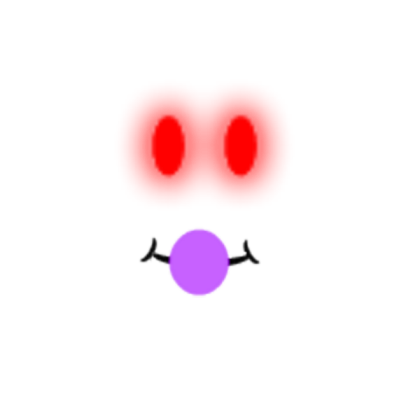Red glowing eyes Roblox decal