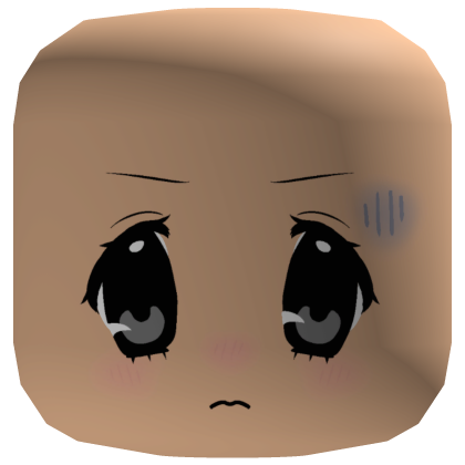 Roblox Item Nervous Chibi Face