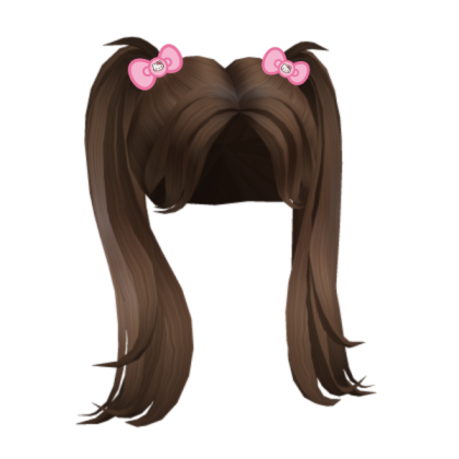 Hello Kitty ponytails Roblox decal