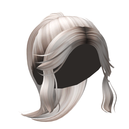 Y2K Foxtail Ponytail in Platinum Roblox item