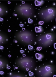 purple hearts.