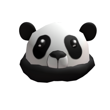 Cute panda beanie hat Roblox item