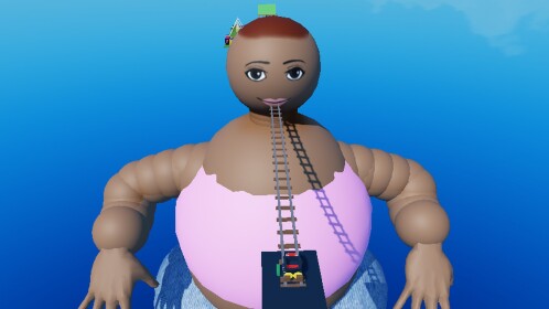 Get Eaten by Lovely Peaches Obby