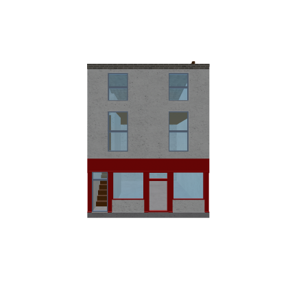 White Irish House and Shop