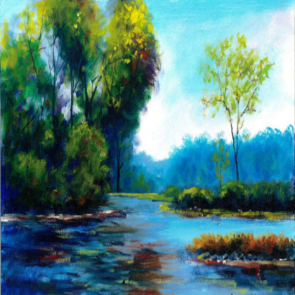Painting - Forest River Roblox decal